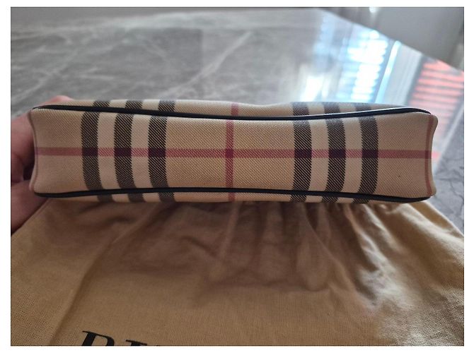 Bolso de hombro Burberry Nova Check Castaño Beige - vista 6