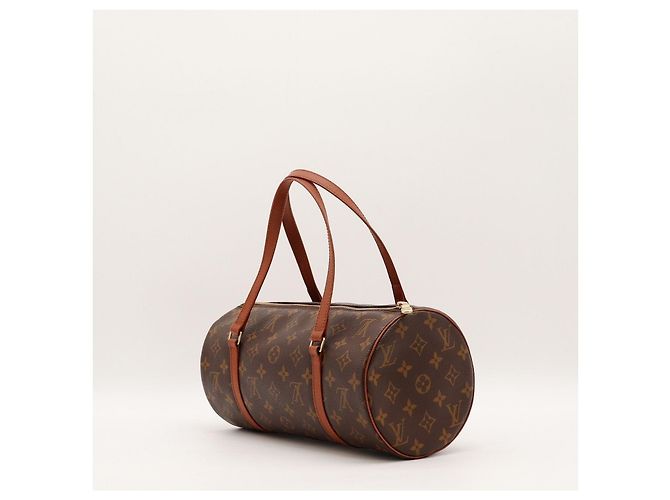 Bolso Louis Vuitton Monogram Papillon 30 Castaño Monograma - vista 4