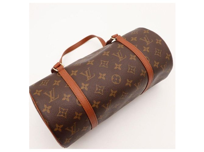 Bolso Louis Vuitton Monogram Papillon 30 Castaño Monograma - vista 6