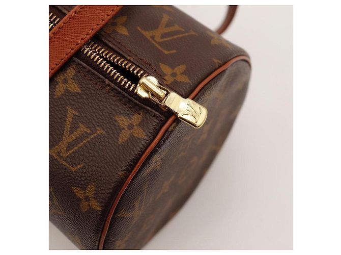 Bolso Louis Vuitton Monogram Papillon 30 Castaño Monograma - vista 8