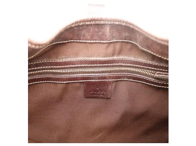 Gucci GG Monogramm Canvas Hobo-Bag mit Web-Streifen Braun Rot Beige Grün - Ansicht 8