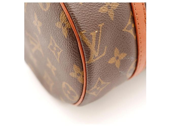 Bolso Louis Vuitton Papillon Monogram Canvas Castaño Monograma - vista 9