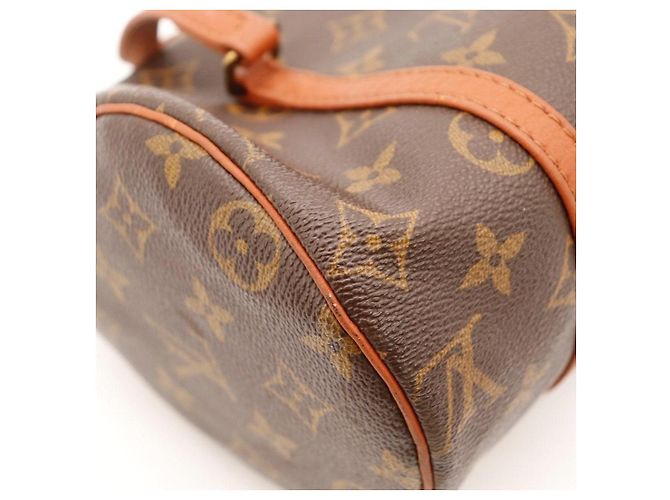 Bolso Louis Vuitton Monogram Papillon 30 Castaño Monograma - vista 10