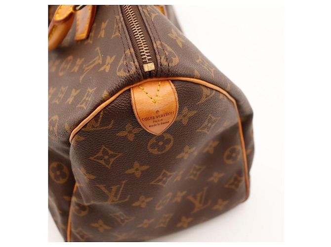 Louis Vuitton Speedy 30 Monogram Canvas Marron Monogramme - vue 11