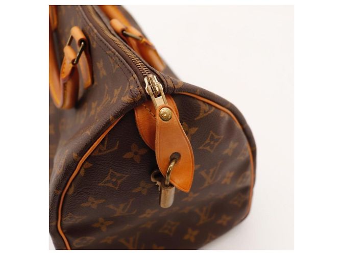 Louis Vuitton Speedy 30 Monogram Canvas Marron Monogramme - vue 9