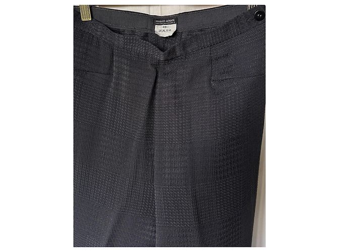 Conjunto de Casaco e Calças Giorgio Armani Preto - vista 6