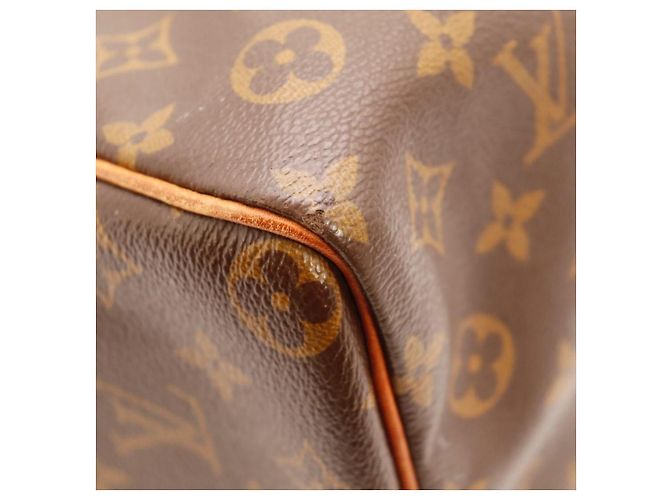 Louis Vuitton Speedy 30 Borsa Monogram Canvas Marrone - vista 11