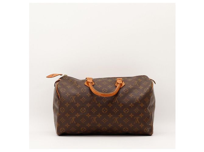 Louis Vuitton Speedy 30 Borsa Monogram Canvas Marrone - vista 4