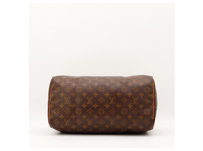 Louis Vuitton Speedy 30 Borsa Monogram Canvas Marrone - vista 6