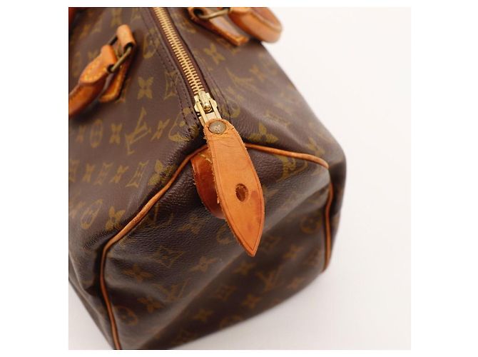 Louis Vuitton Speedy 30 Borsa Monogram Canvas Marrone - vista 8