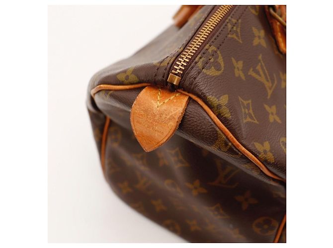 Louis Vuitton Speedy 30 Borsa Monogram Canvas Marrone - vista 9