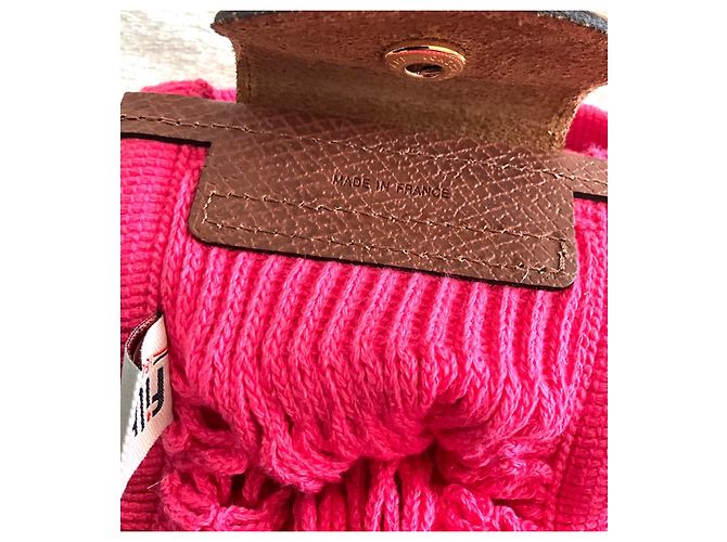 Borsa Longchamp x FILT Le Pliage Filet XS Rosa Candy - vista 7