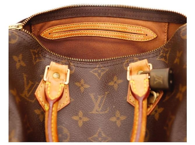 Louis Vuitton Speedy 30 Monogram Canvas Marrone Monogramma - vista 7