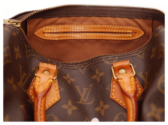 Louis Vuitton Speedy 30 Monogram Canvas Marrone Monogramma - vista 7