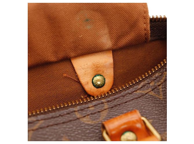 Louis Vuitton Speedy 30 Monogram Canvas Marrone Monogramma - vista 8