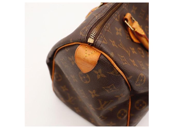 Mala Louis Vuitton Speedy 30 Monogram Canvas Marrom - vista 12
