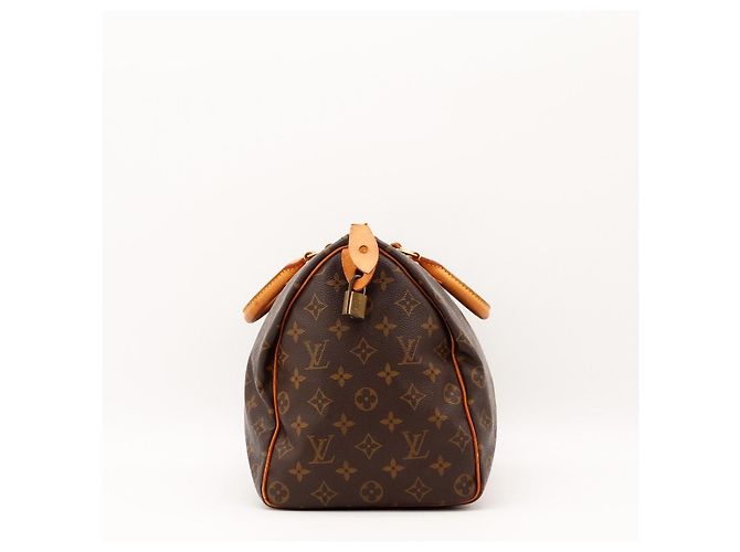 Mala Louis Vuitton Speedy 30 Monogram Canvas Marrom - vista 3