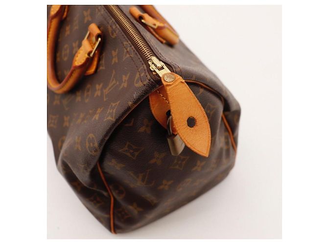 Mala Louis Vuitton Speedy 30 Monogram Canvas Marrom - vista 9