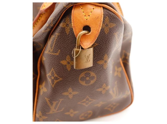 Louis Vuitton Speedy 30 Monogram Canvas Marrone - vista 10