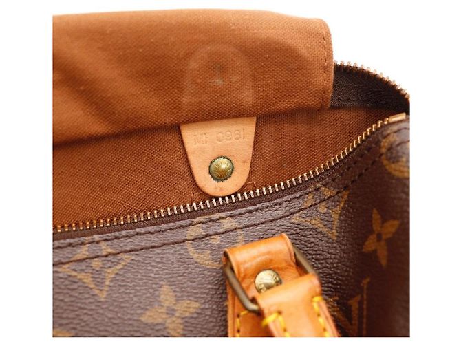 Louis Vuitton Speedy 30 Monogram Canvas Marrone - vista 8