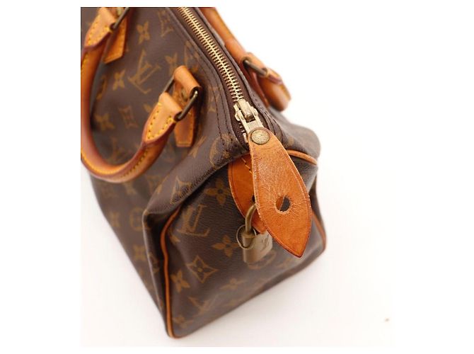 Louis Vuitton Speedy 30 Monogram Canvas Marrone - vista 9
