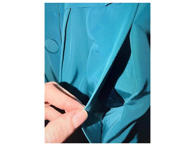 Herno Casaco Impermeável Turquesa Azul - vista 3