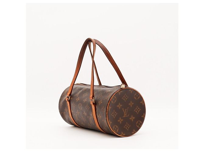 Louis Vuitton Papillon 30 Bolso de mano Monogram Canvas Castaño Monograma - vista 4
