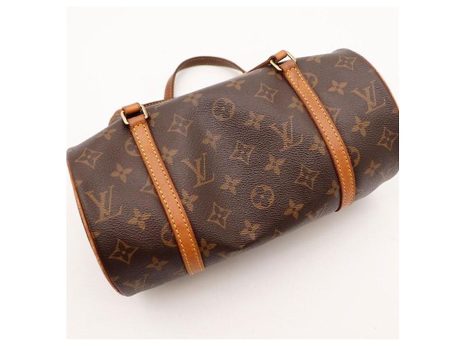 Louis Vuitton Papillon 30 Bolso de mano Monogram Canvas Castaño Monograma - vista 6