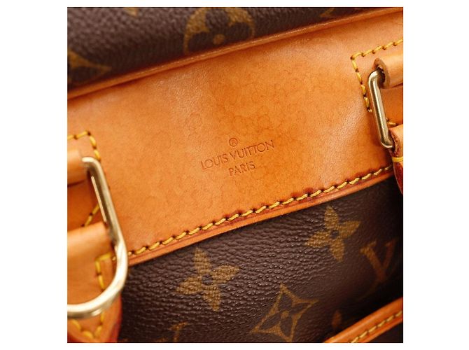 Louis Vuitton Keepall 50 Monogram Canvas Castaño - vista 7