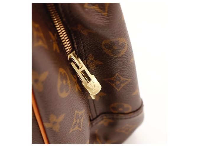 Louis Vuitton Keepall 50 Monogram Canvas Castaño - vista 8