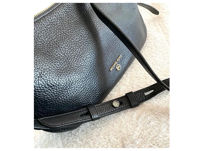 Michael Kors Borsa a Tracolla in Pelle Nera Nero - vista 10
