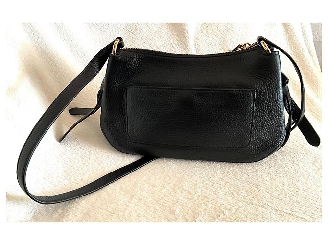Michael Kors Borsa a Tracolla in Pelle Nera Nero - vista 3