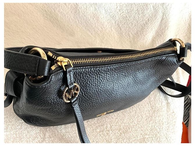 Michael Kors Borsa a Tracolla in Pelle Nera Nero - vista 5