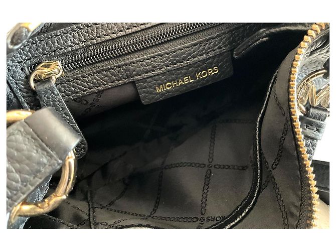 Michael Kors Borsa a Tracolla in Pelle Nera Nero - vista 6