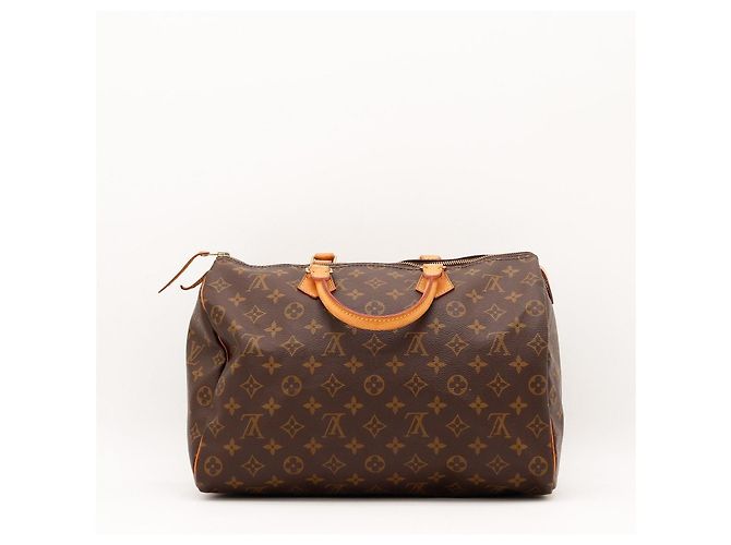 Louis Vuitton Speedy 30 Monogram Canvas Marrom - vista 3