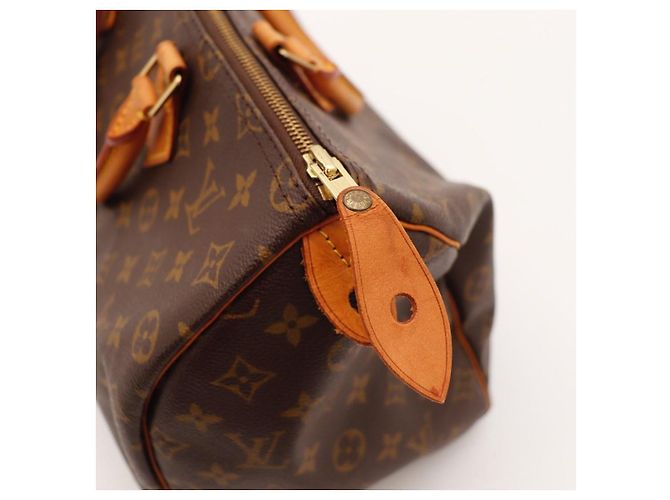 Louis Vuitton Speedy 30 Monogram Canvas Marrom - vista 8
