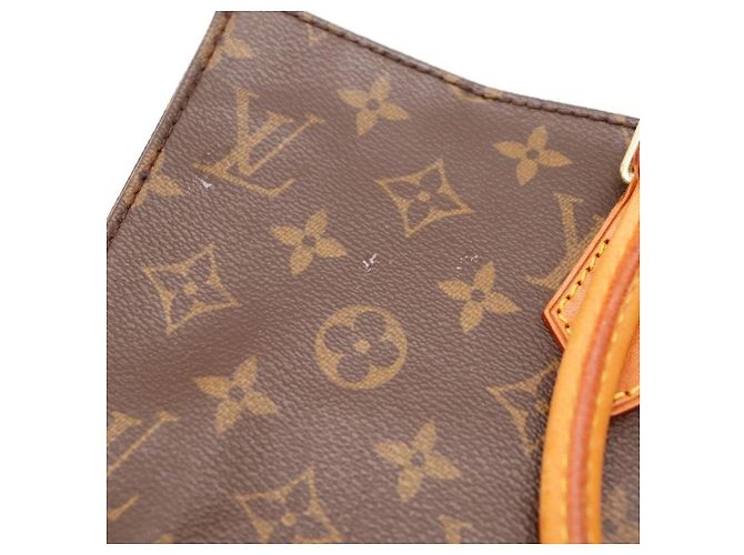 Louis Vuitton Sac Shopping Monogram Marrom Monograma - vista 10
