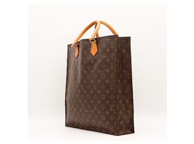 Louis Vuitton Sac Shopping Monogram Marrom Monograma - vista 2