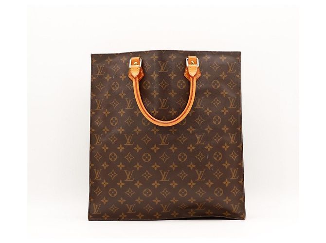 Louis Vuitton Sac Shopping Monogram Marrom Monograma - vista 3
