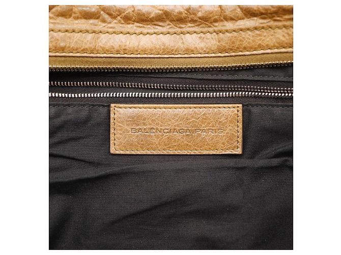 Balenciaga "The First" Borsa Hobo in pelle marrone - vista 7