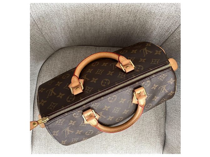 Louis Vuitton Speedy 30 Monogram Marrone - vista 6