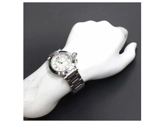 Orologio da uomo Cartier Pasha Seatimer W31080M7 - vista 4
