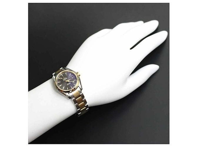 Omega Seamaster Aqua Terra Two-Tone Armbanduhr für Damen - Ansicht 3
