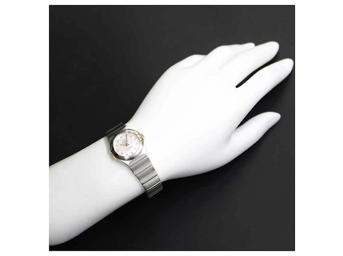 Omega Constellation Armbanduhr für Damen, gebürstet, Two-Tone - Ansicht 3