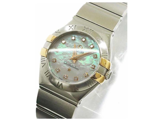 Omega Constellation Armbanduhr für Damen, gebürstet, Two-Tone - Ansicht 7