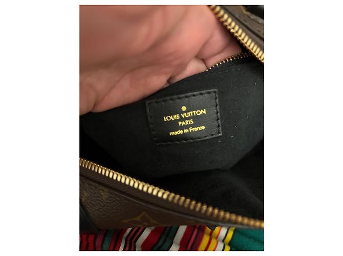Petite Malle Louis Vuitton Monogram Soft Trunk kleine Schultertasche Braun Schwarz Gold hardware - Ansicht 18