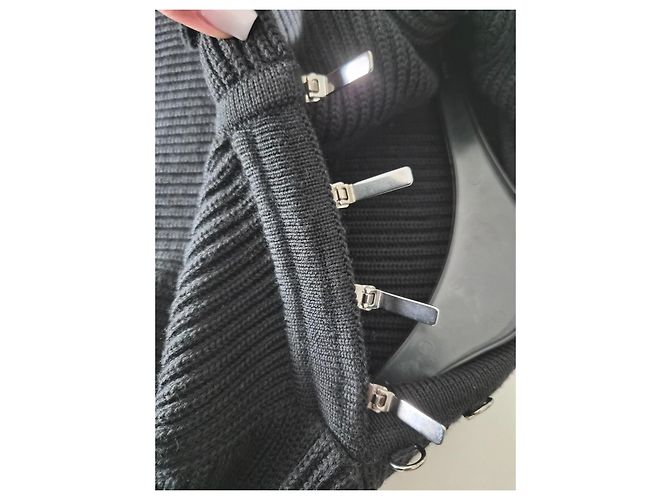 Alaïa Strickkleid Schwarz - Ansicht 8