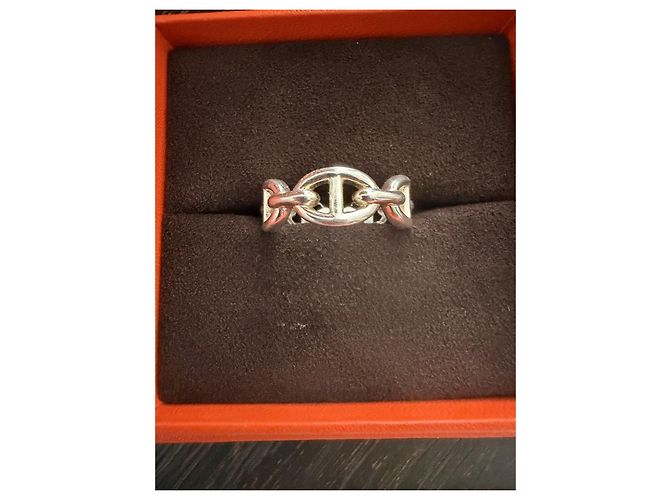 Ring Anillo Hermès Chaine d'Ancre en Plata - vista 3