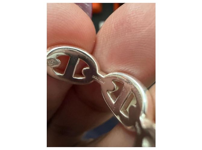 Ring Anillo Hermès Chaine d'Ancre en Plata - vista 5