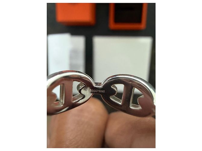 Ring Anillo Hermès Chaine d'Ancre en Plata - vista 7